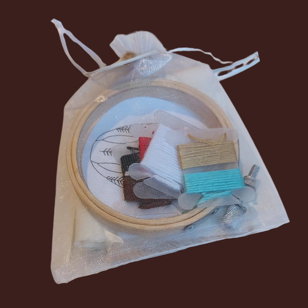 Mini Lebanese-Themed Embroidery Kit