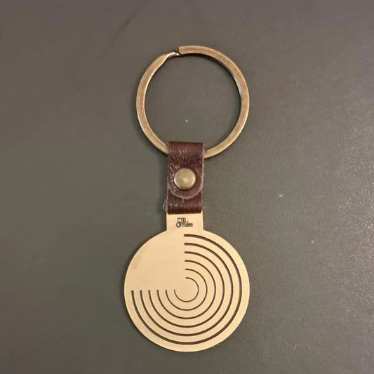Handcrafted Brass Keychain