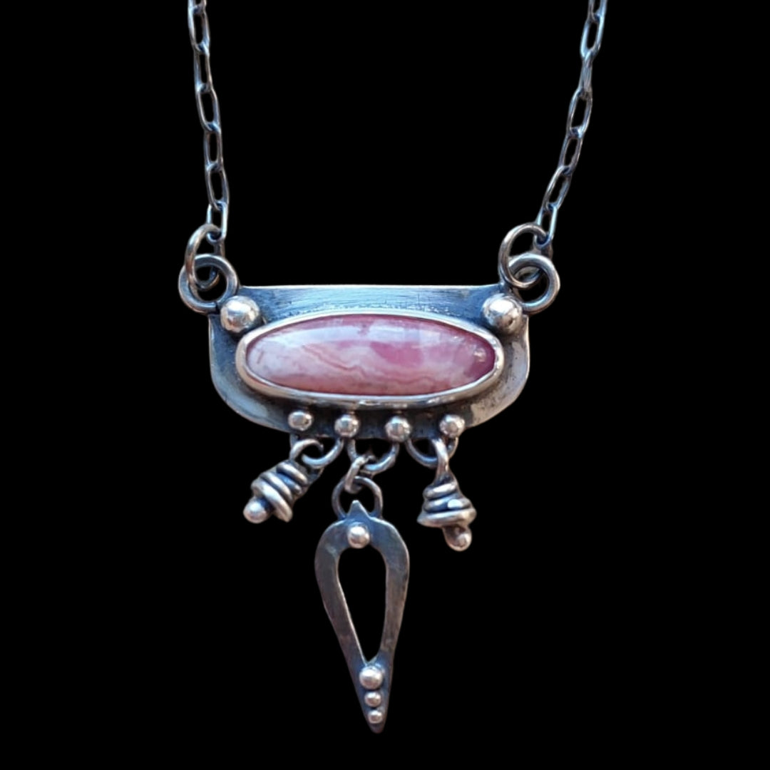 Rhodochrosite Handmade Pendant