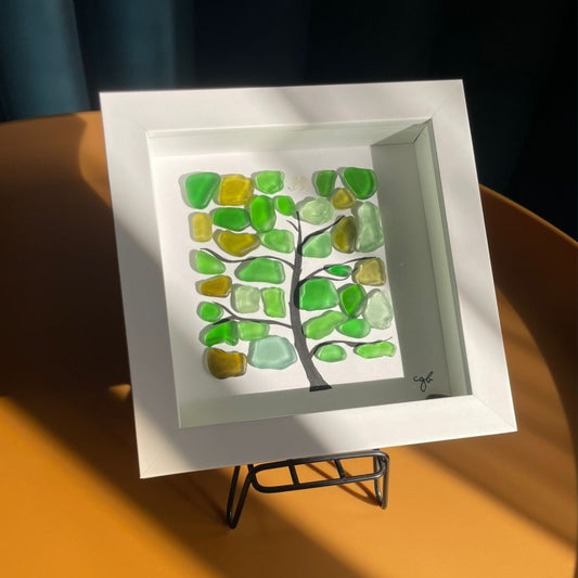 Upcycled Sea Glass Artwork