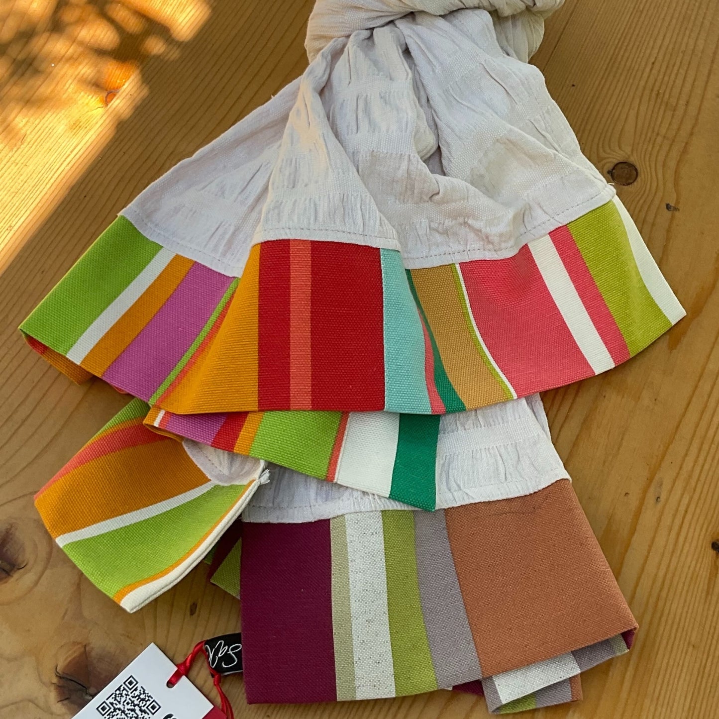 Upcycled Cotton Beach Towel