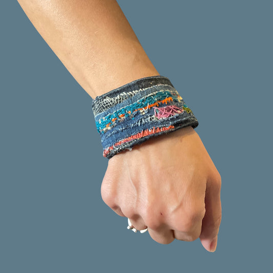 Upcycled Cuff Bracelet IV