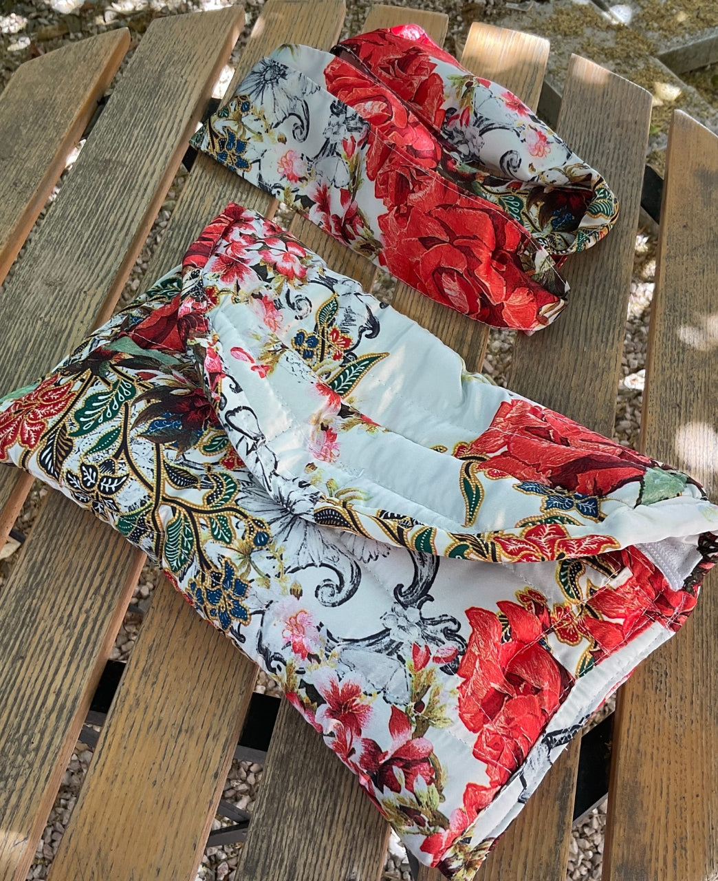 The Garden Wore Stories - Handmade Satin Kimono III