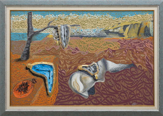 The Persistence of Memory Bil Khat Al Arabi