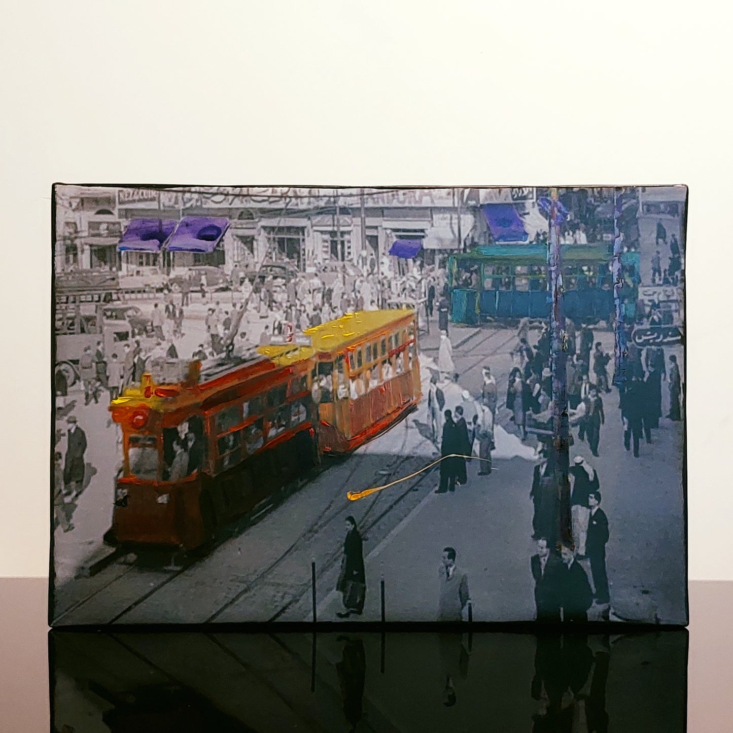 Old Beirut Mixed Media Print on Canvas - Collection I