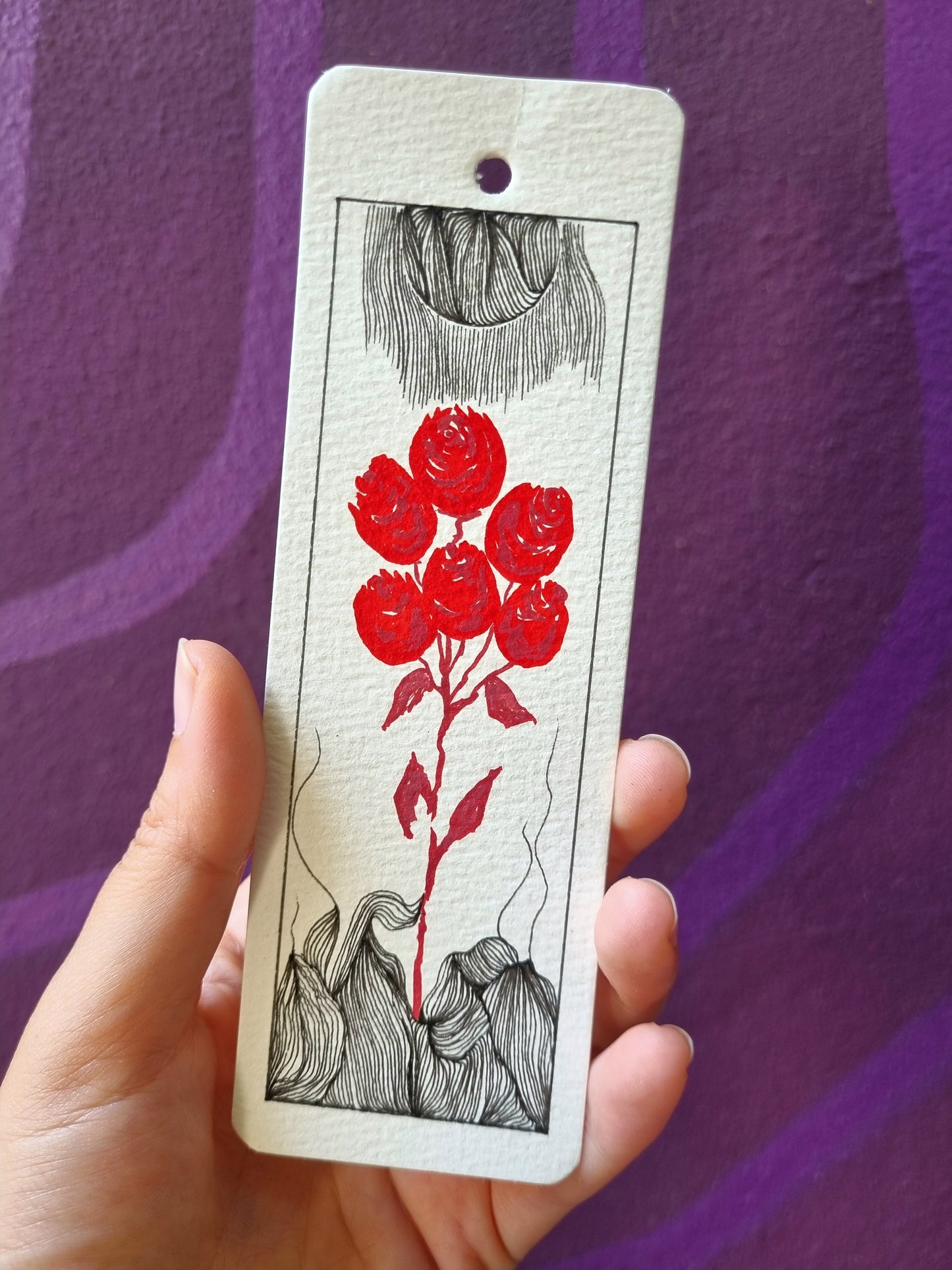 Line by Line - Hand Drawn Bookmarks