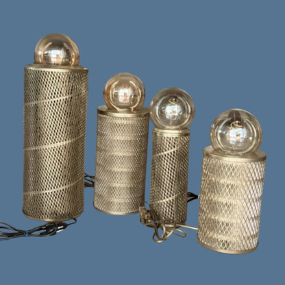 Upcycled Metal Lamps