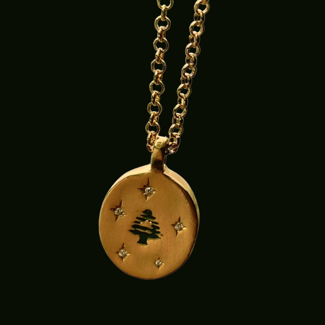 Brass Gold Plated Reminéscence Collection Necklace I