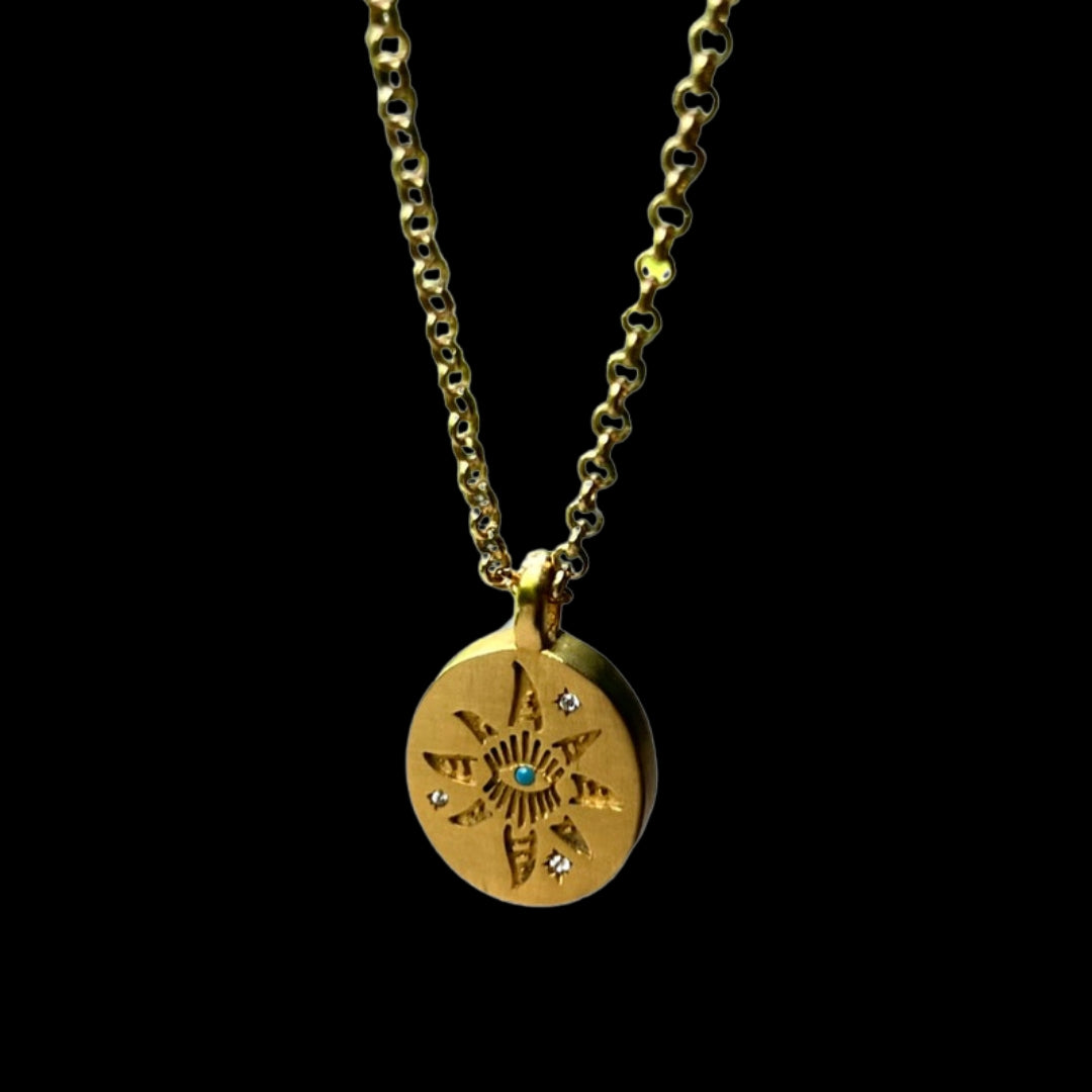 Brass Gold Plated Reminéscence Collection Necklace II