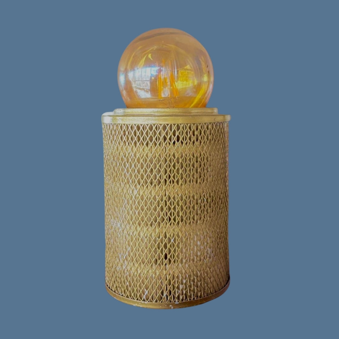 Upcycled Metal Lamps