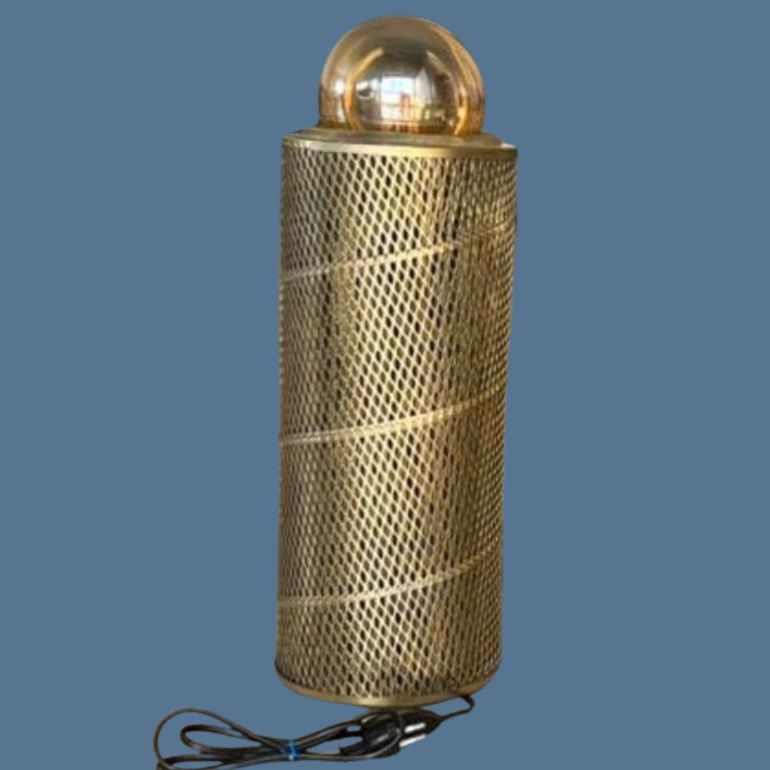 Upcycled Metal Lamps