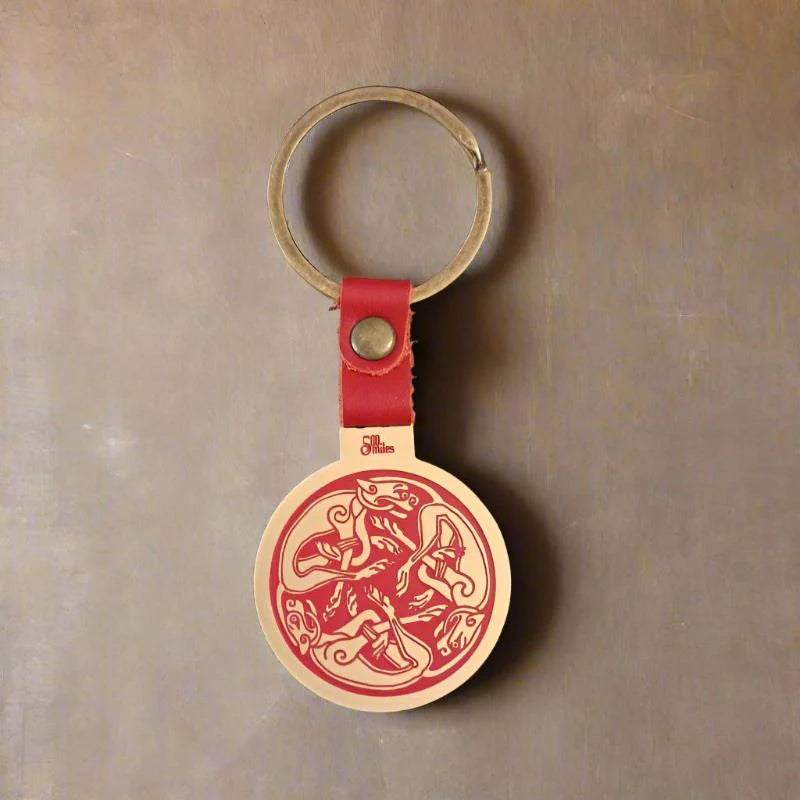 Handcrafted Brass Keychain