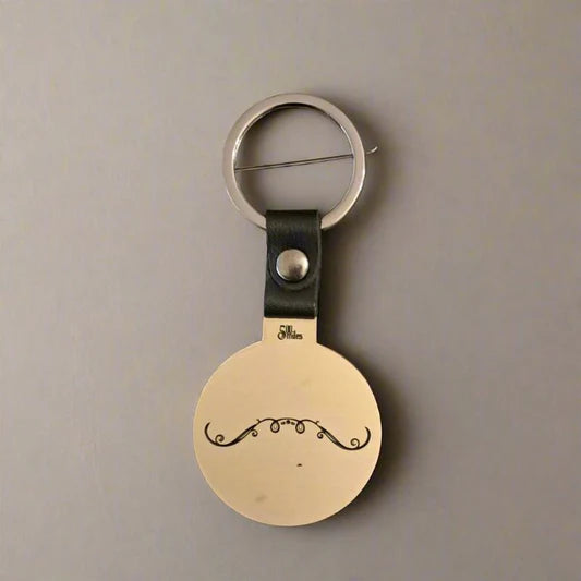 Handcrafted Brass Keychain