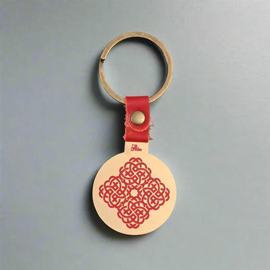 Handcrafted Brass Keychain