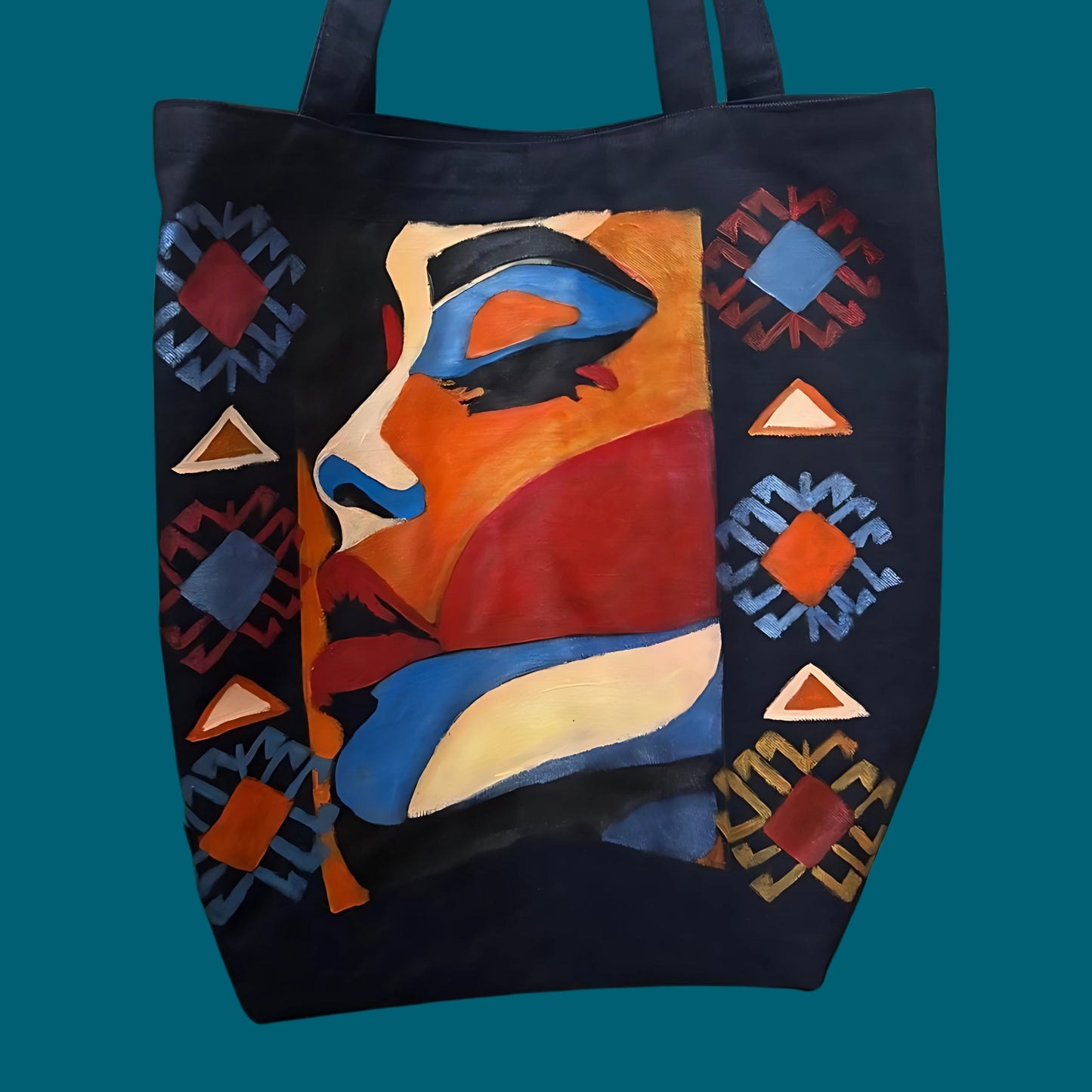 Armenian Inspired Portrait Tote Bag