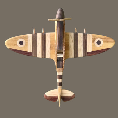 Handmade Spitfire WWII Wooden Plane