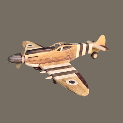 Handmade Spitfire WWII Wooden Plane