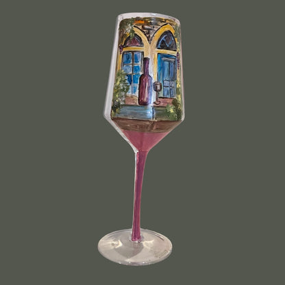 Handpainted Wine Glasses