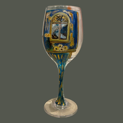 Handpainted Wine Glasses