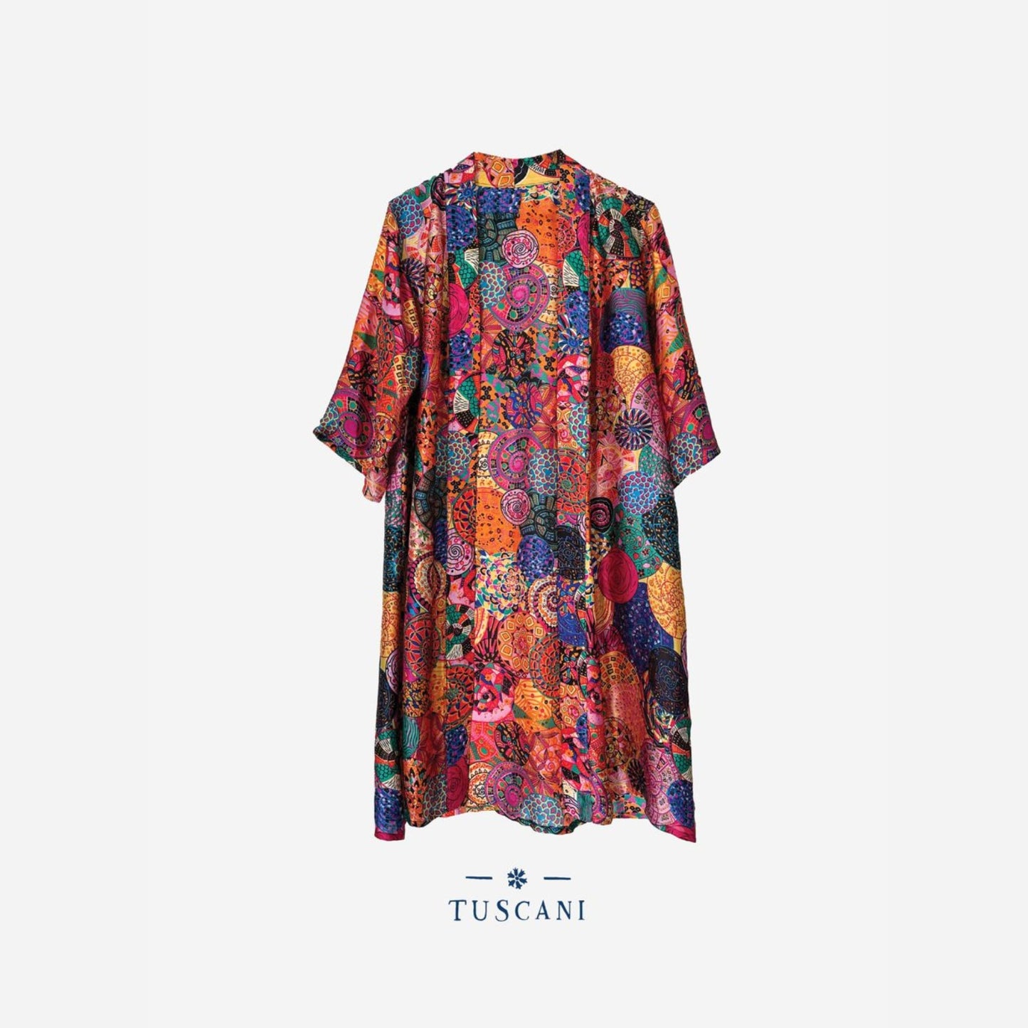 Handmade Tuscani Silk Kimono