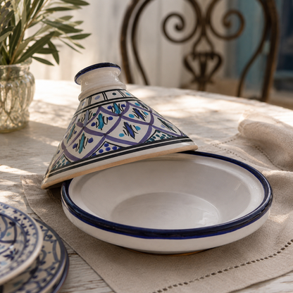 ReCollected Tunisian Blue Couscous Dish