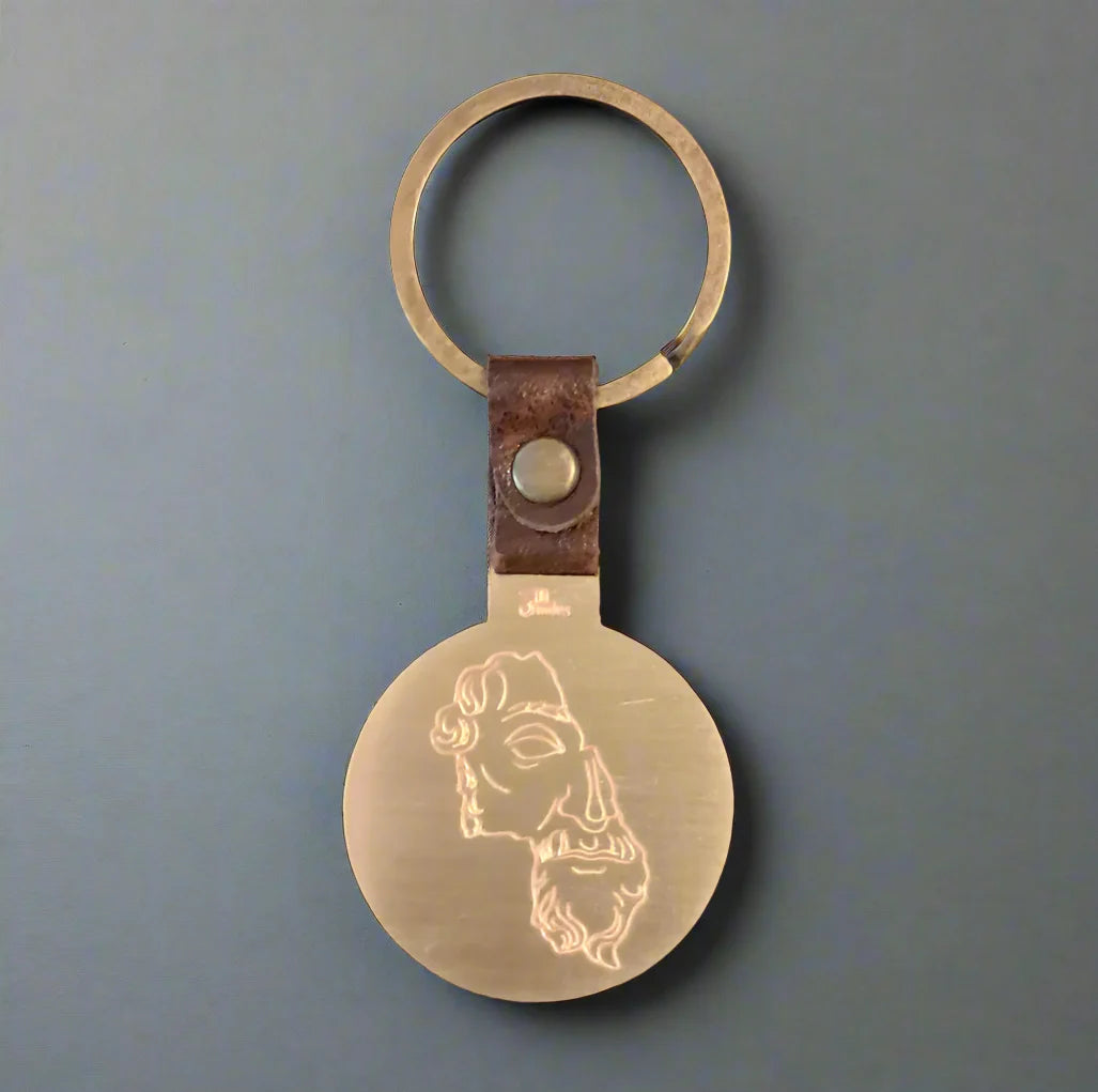 Handcrafted Brass Keychain