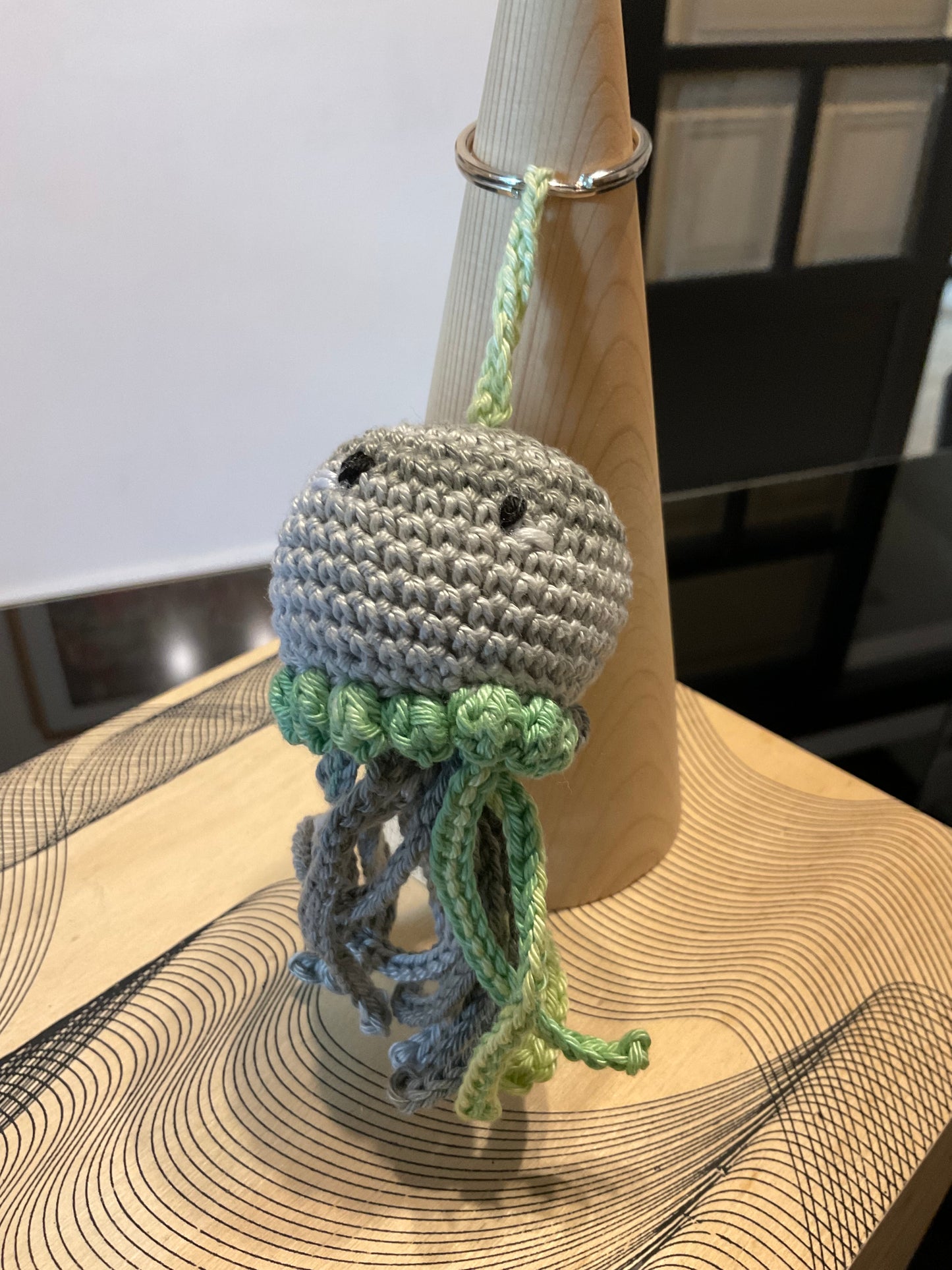 Crochet Backpack Keychain