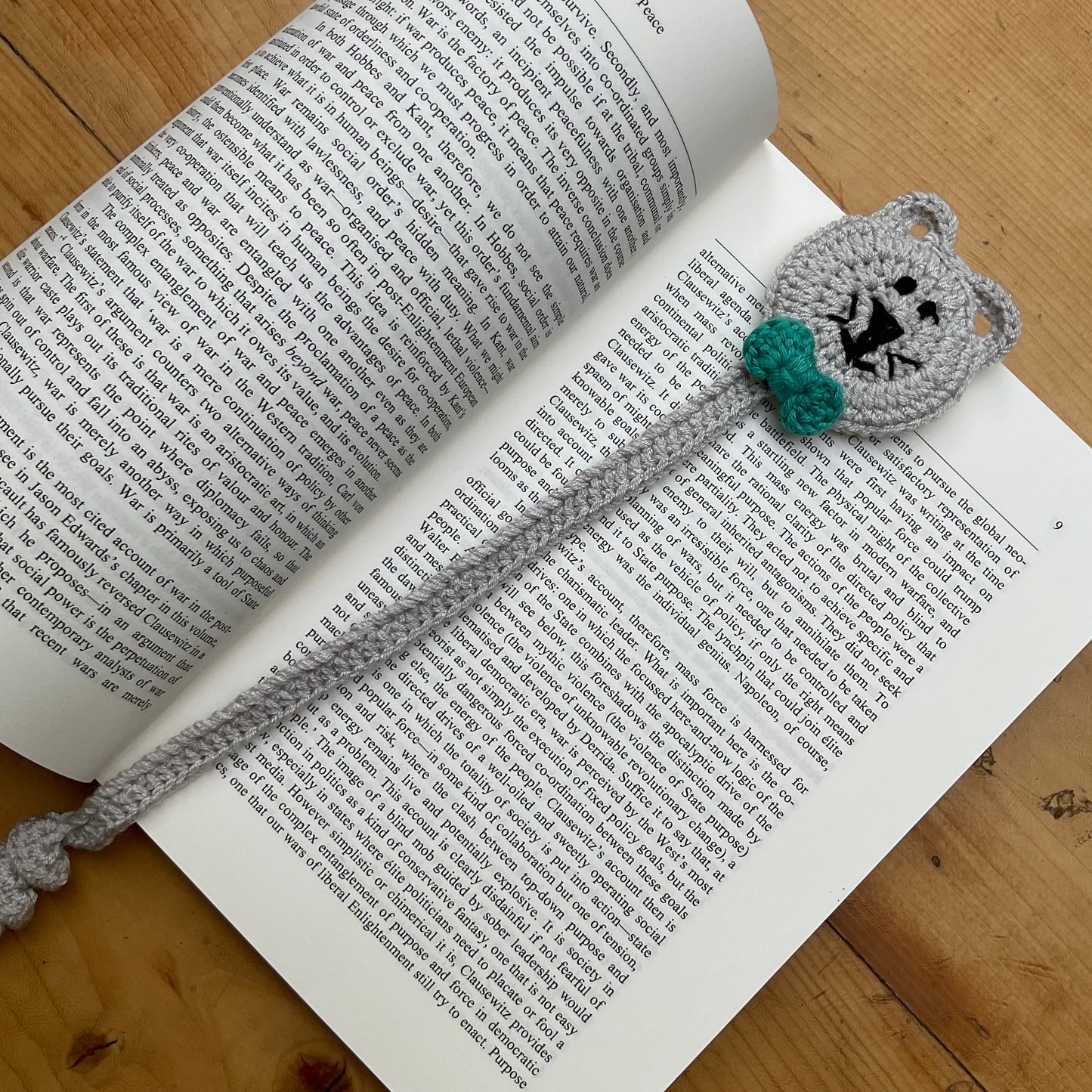 Crocheted Small Bookmark