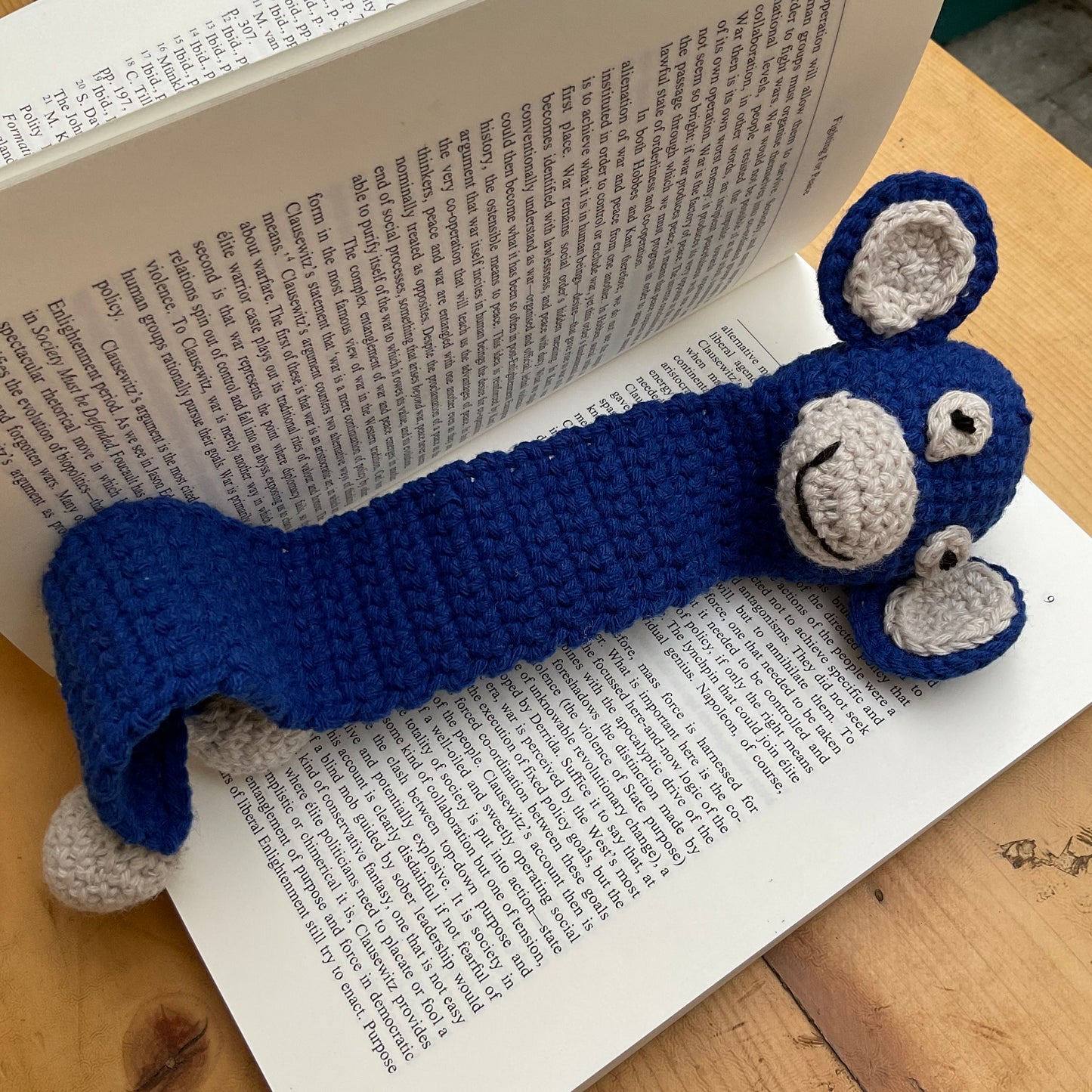 Crocheted Big Bookmark