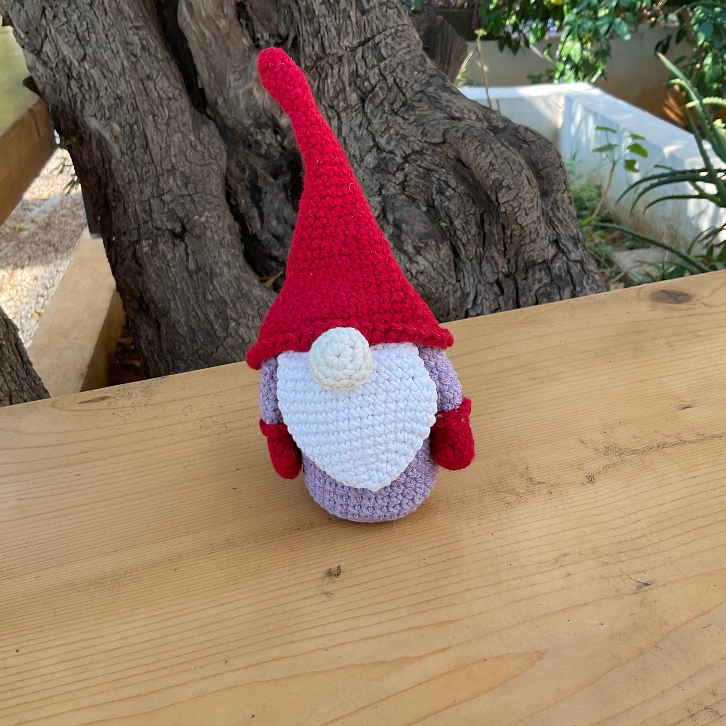 Handmade Crochet Red Elf - Christmas Collection