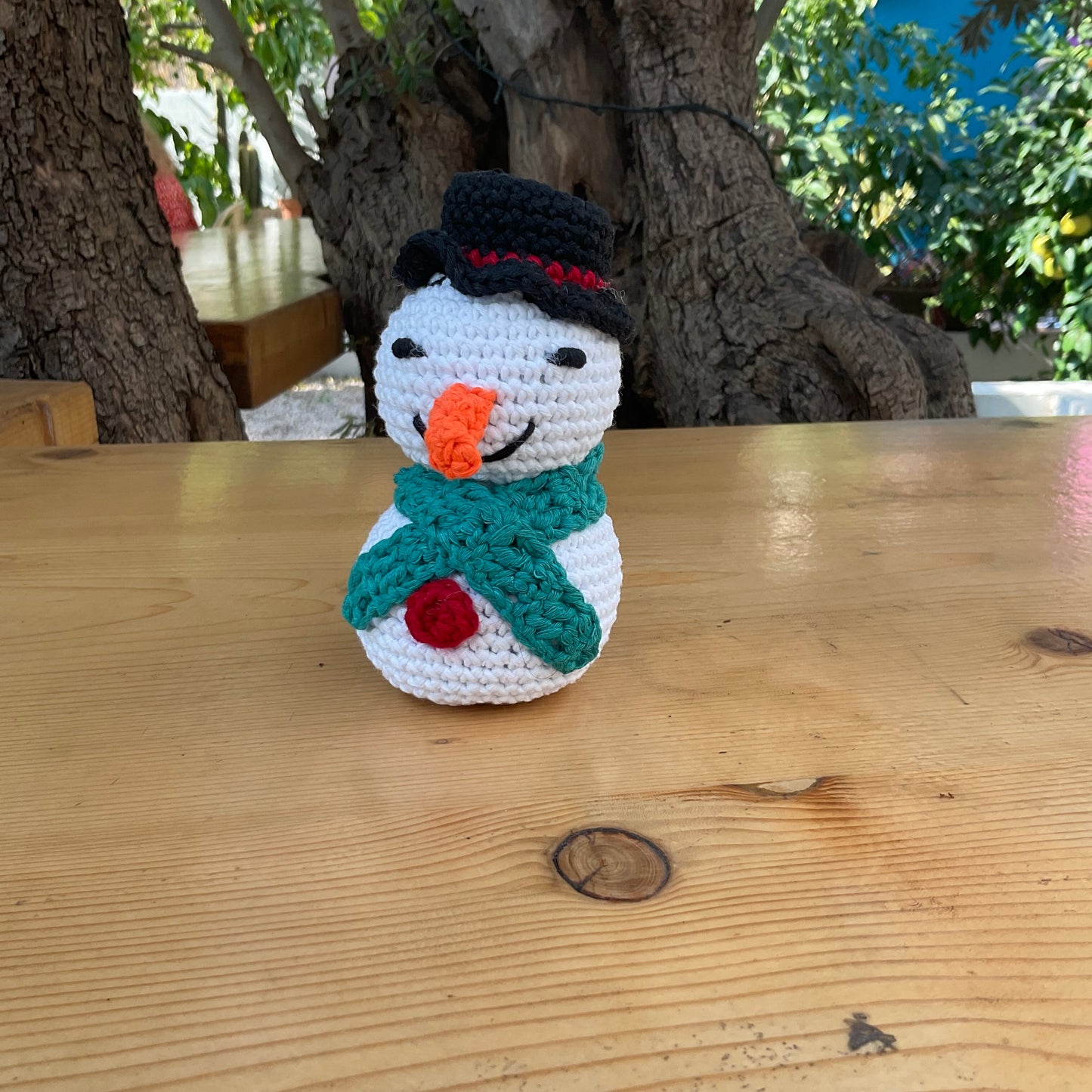 Handmade Crochet Snowman - Christmas Collection