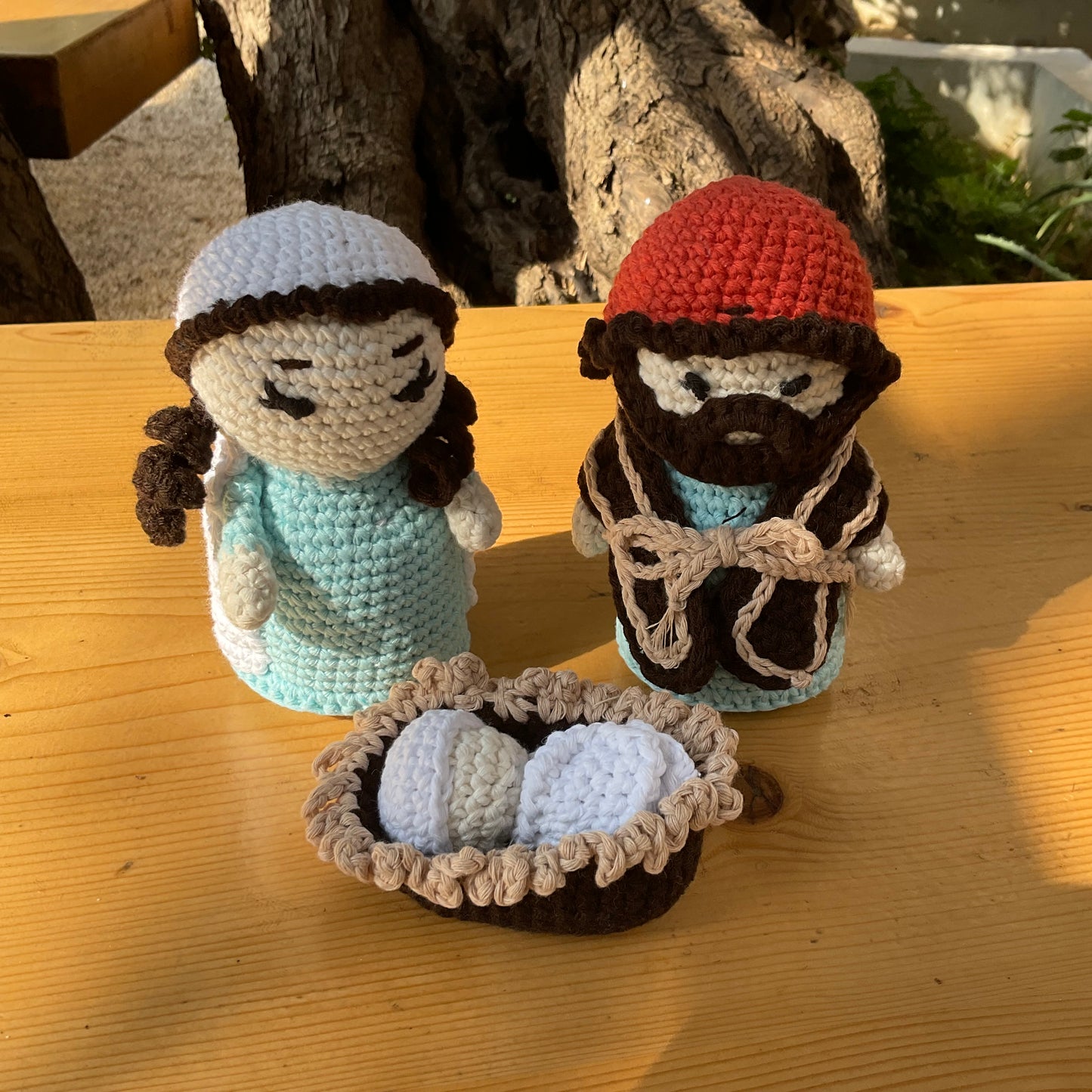 Handmade Crochet Nativity Set II