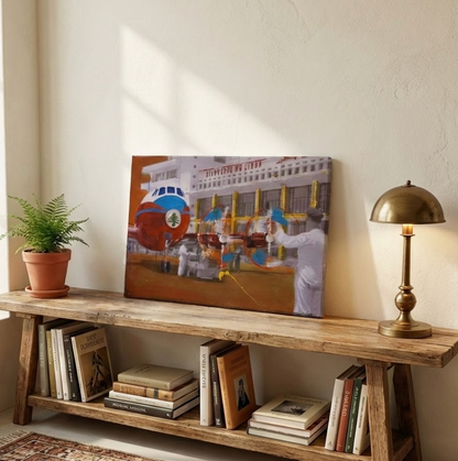 Old Beirut Mixed Media Print on Canvas - Collection V - IV