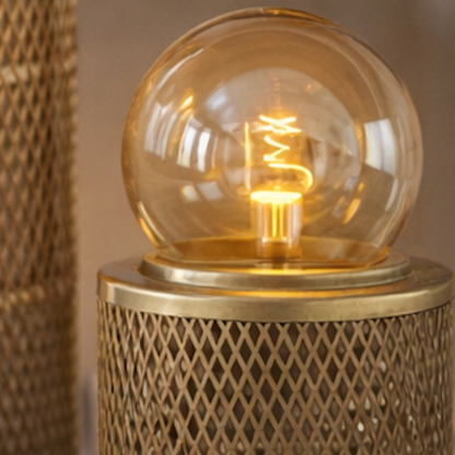 Upcycled Metal Lamps