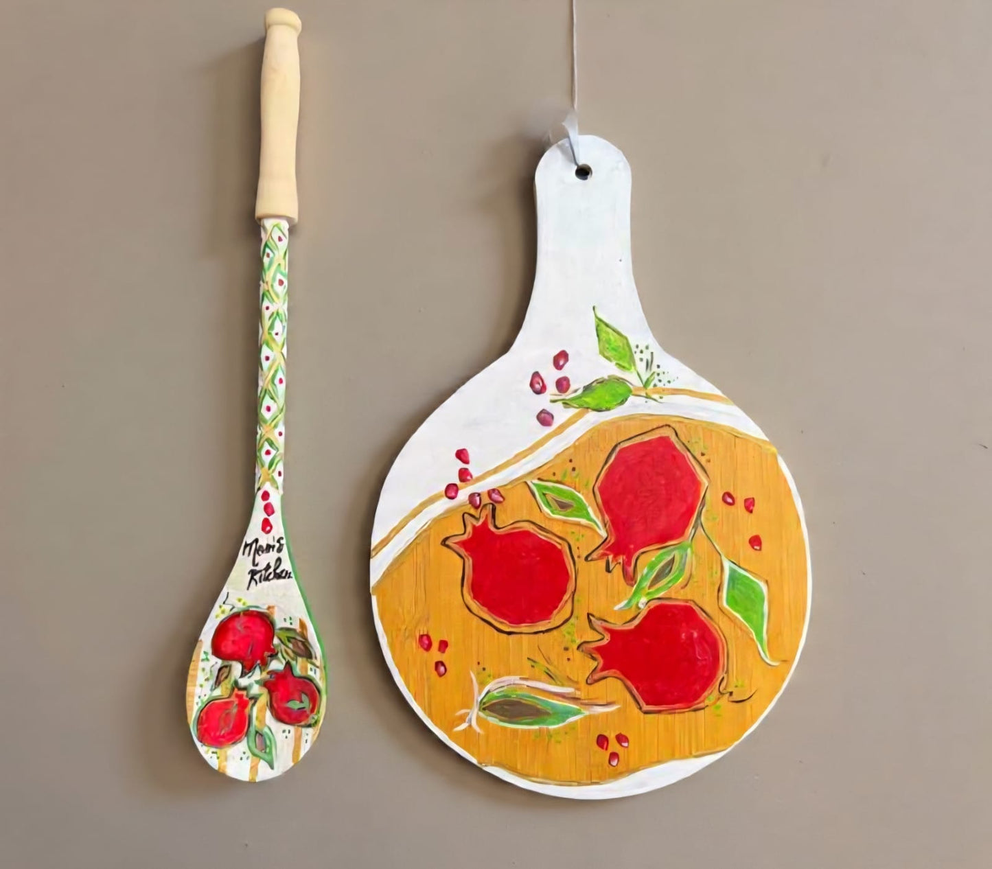 Hand-painted Pomegranate Set
