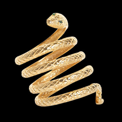 Snake Collection Brass Gold Plated Bracelet