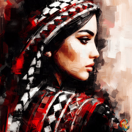 Beneath the Keffiyeh: A Palestinian Legacy Written in Red and Black